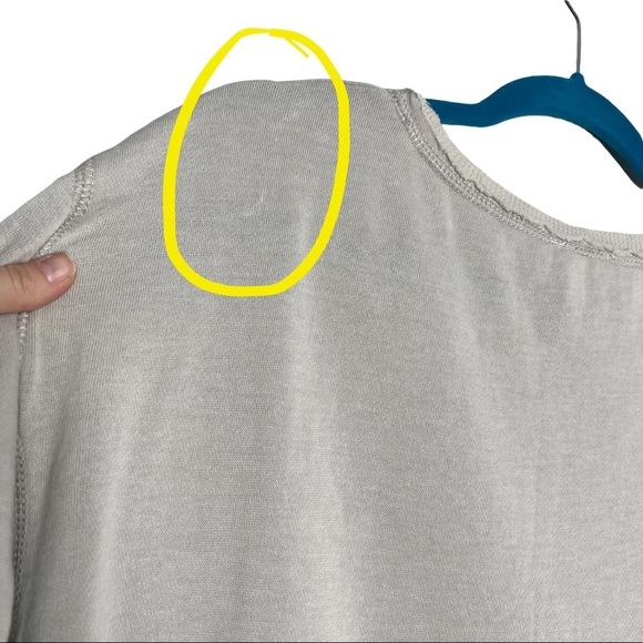 Aeropostale Gray Rose Print Thermal Trim Pullover Sweatshirt - Picture 6 of 12